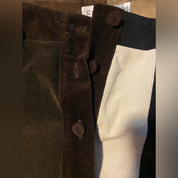 E.L.V. Denim CORDUROY STRIPE MINI SKIRT UK 14 US 10 - Picture 8 of 11